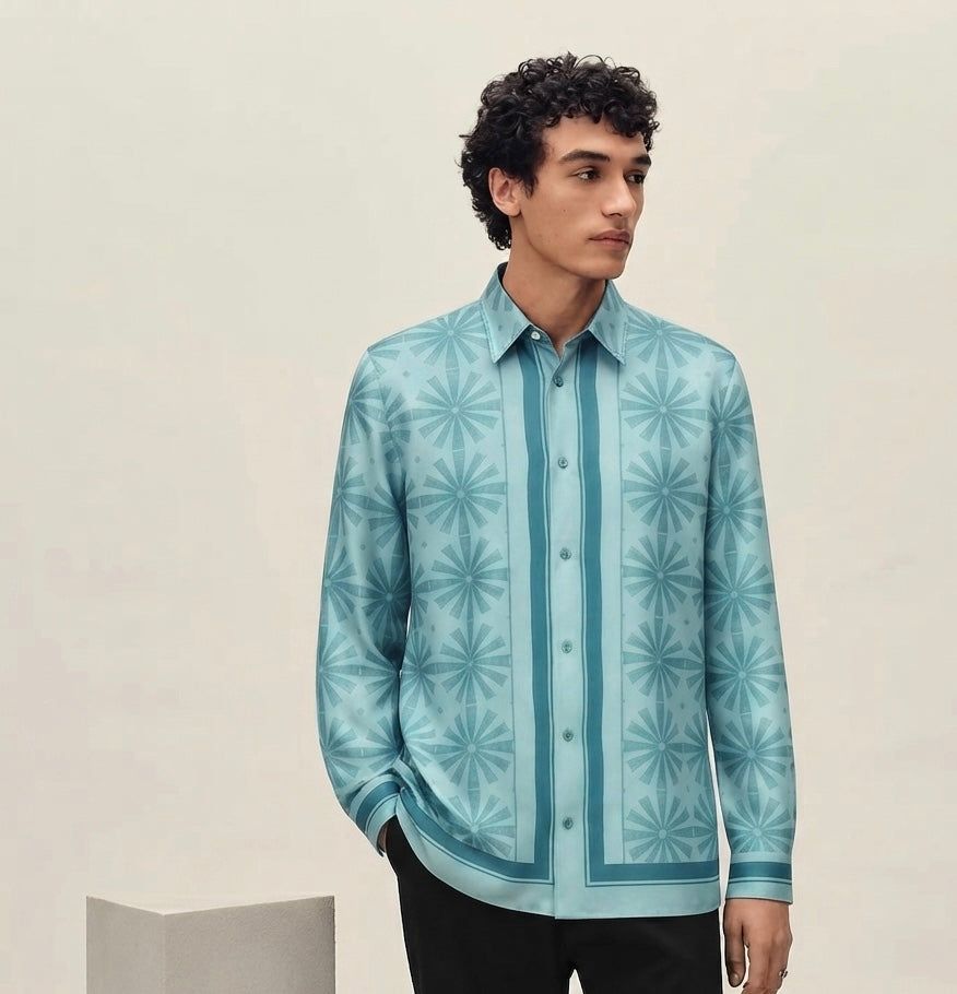 "Ua la Meza" straight cut shirt