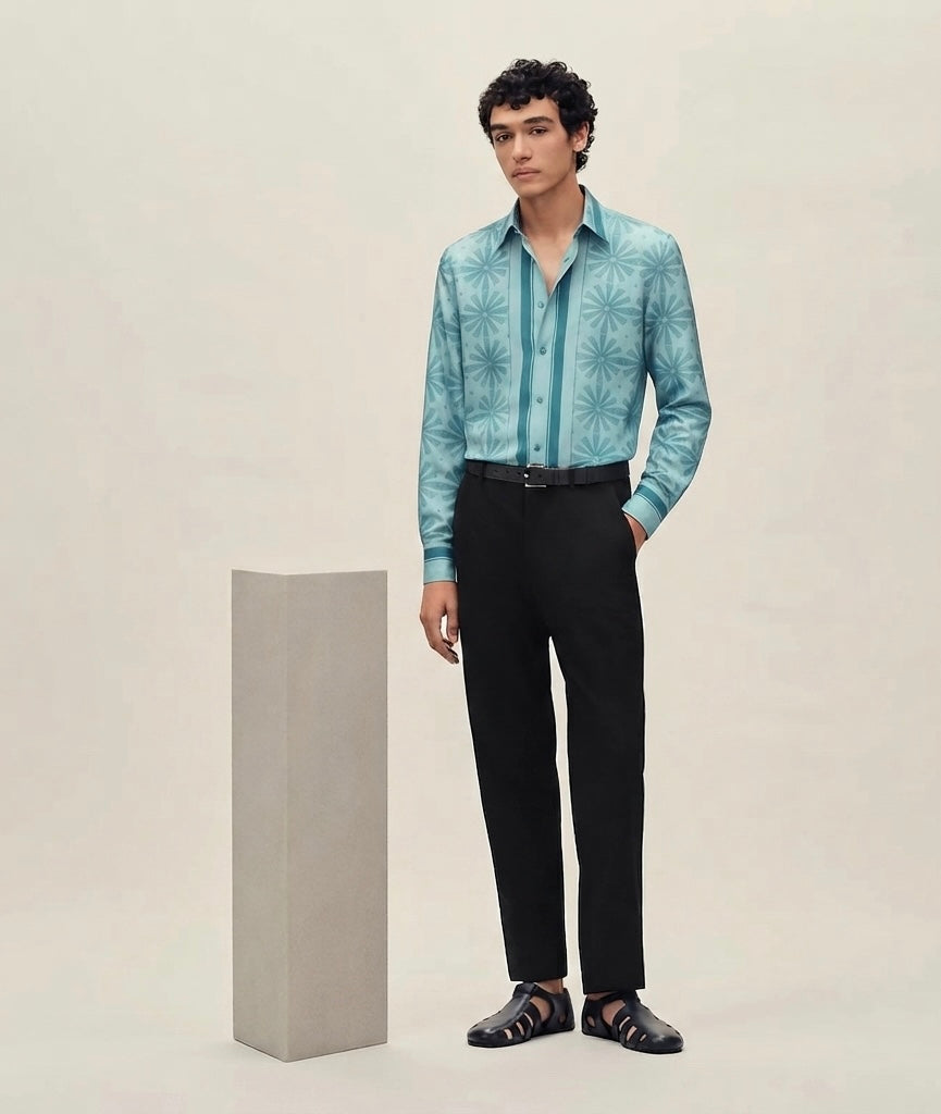 "Ua la Meza" straight cut shirt